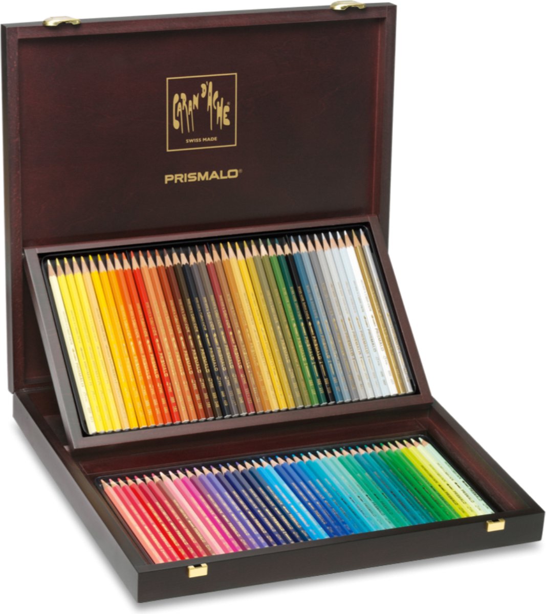 Kleurpotloden Caran dAche Prismalo 80stuks houten doos ass